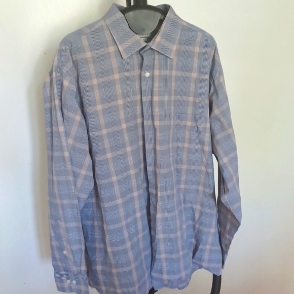 Mens Plaid Dress Shirt - Picture 1 of 3